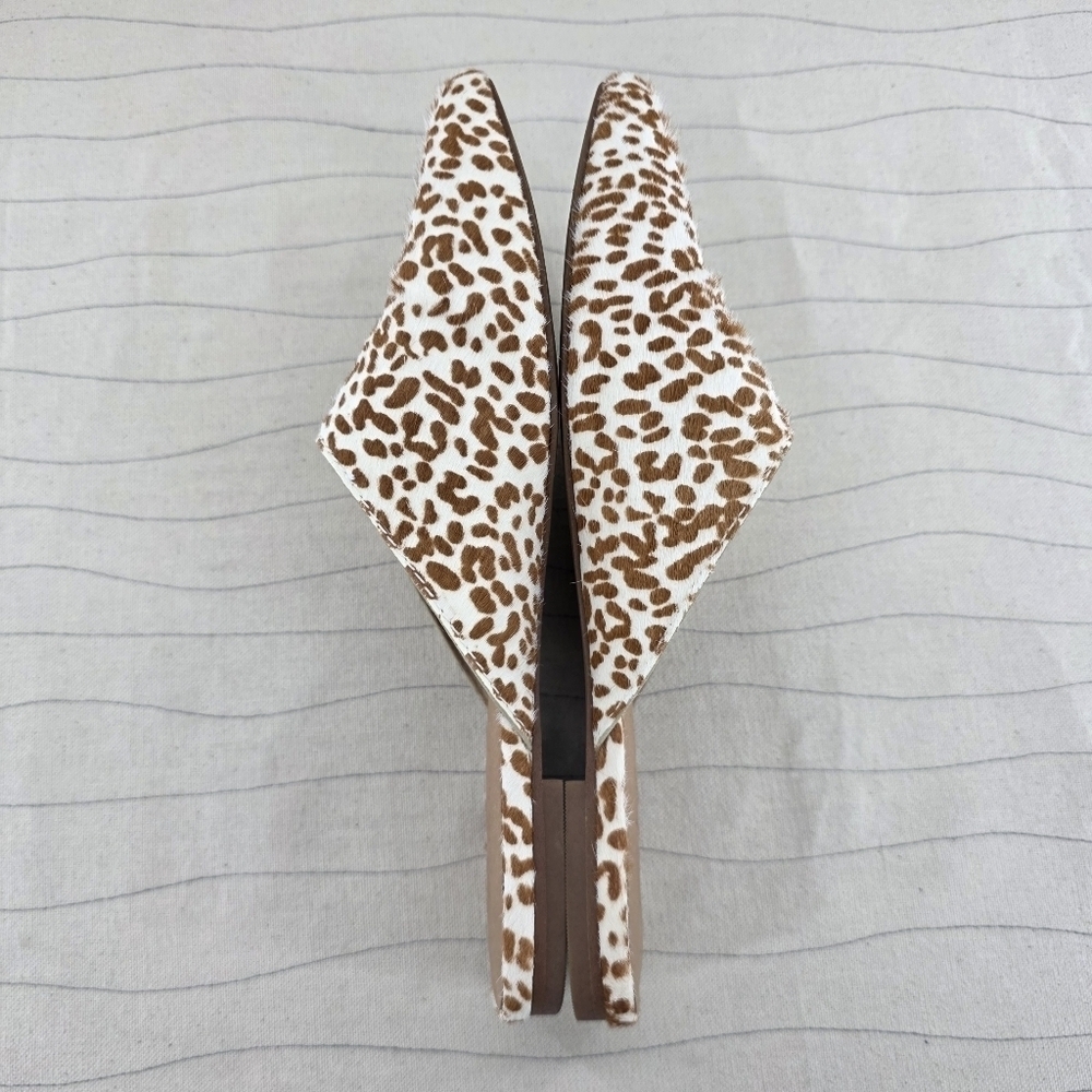 Madewell Womens Remi Mule Leopard Brown / White Mules Shoes Size 6.5 - Picture 7 of 10